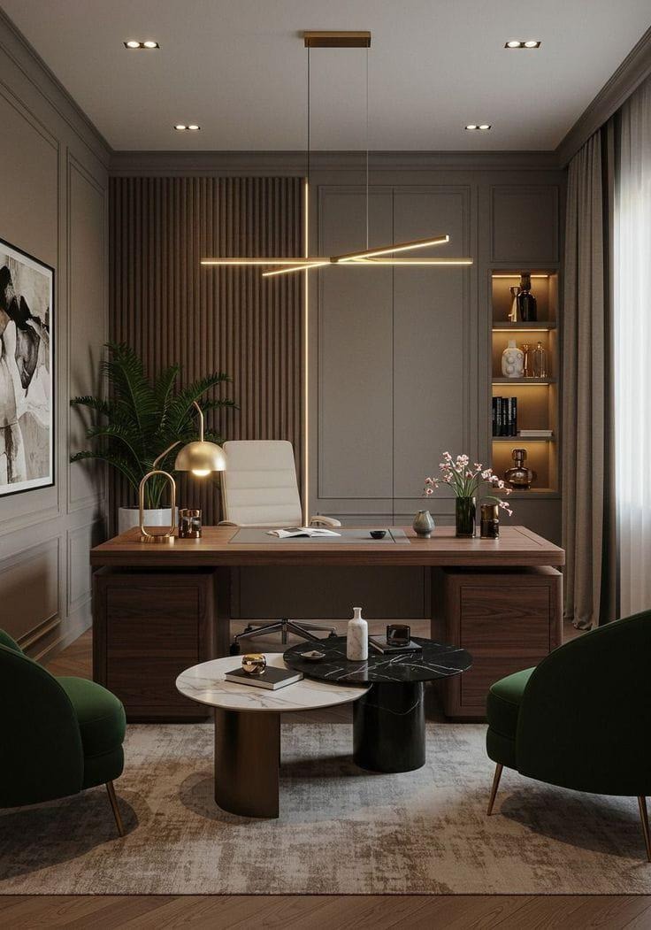 Explore the best office interior design color schemes for 2026 including modern, luxury and productivity-focused workspace ideas.